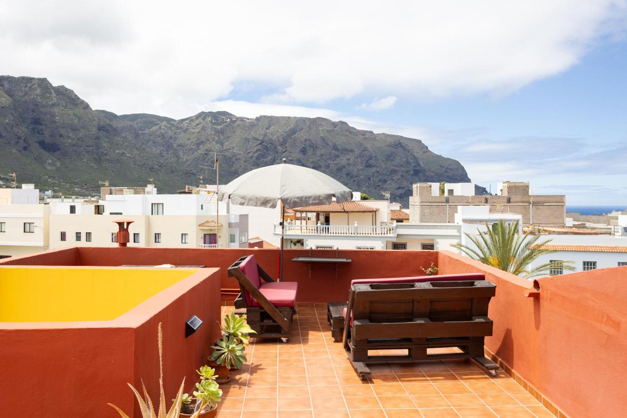 Tenohomes Rustic House With Terrace & Nature Views Buenavista Del Norte Dış mekan fotoğraf