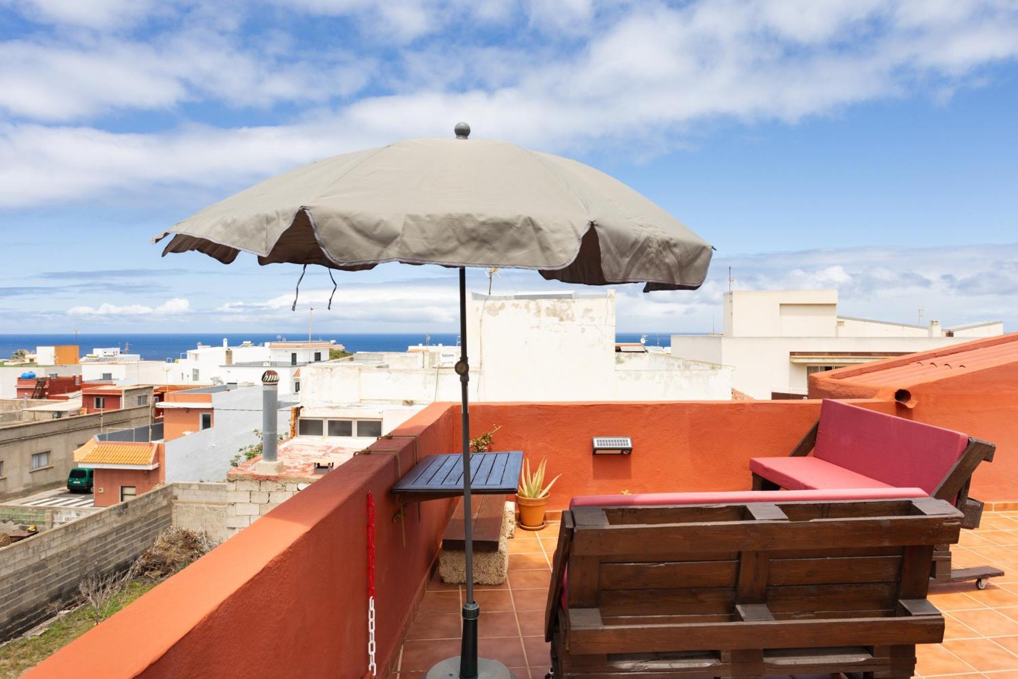 Tenohomes Rustic House With Terrace & Nature Views Buenavista Del Norte Dış mekan fotoğraf